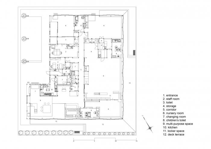 BIM建筑|KNO日托所，屋檐下的图书森林 / 日比野设计 + Youji no Shiro