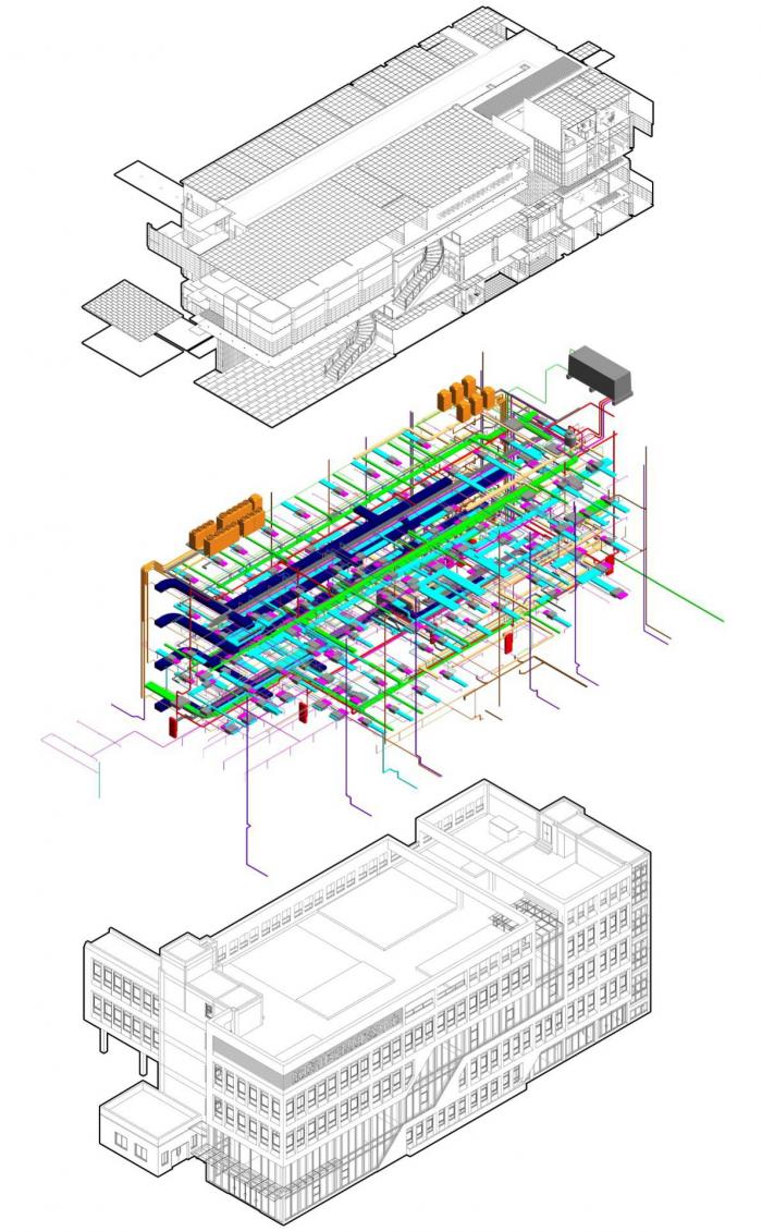 BIM建筑|深圳宝安区航城社区健康服务中心 / 深圳中海世纪建筑设计有限公司