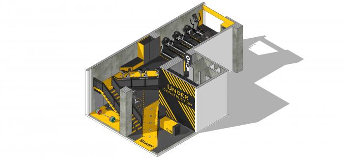 BIM建筑|中海左岸澜庭UNDER CONSTRUCTION健身房设计，天津 / DAGA大观建筑