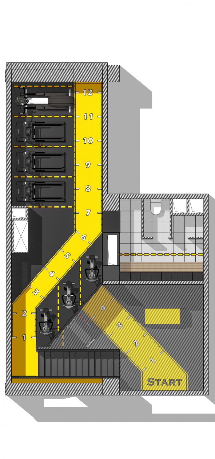 BIM建筑|中海左岸澜庭UNDER CONSTRUCTION健身房设计，天津 / DAGA大观建筑
