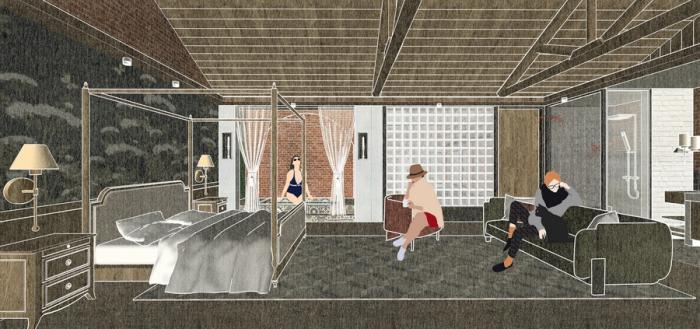 BIM建筑|厂仓围合——京郊厂房民宿改造 / CCDI卝智设计