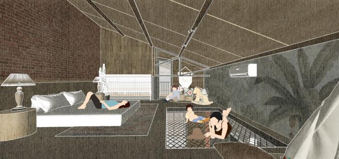 BIM建筑|厂仓围合——京郊厂房民宿改造 / CCDI卝智设计