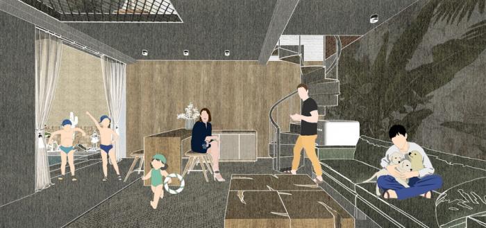 BIM建筑|厂仓围合——京郊厂房民宿改造 / CCDI卝智设计