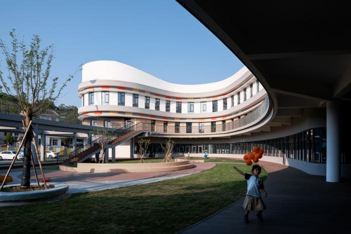 BIM建筑|三门健跳大孚双语幼儿园，台州 / 上海思序建筑规划设计