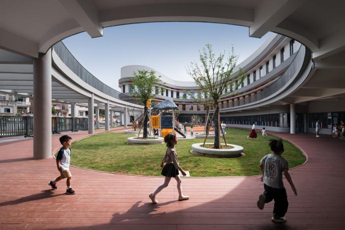 BIM建筑|三门健跳大孚双语幼儿园，台州 / 上海思序建筑规划设计
