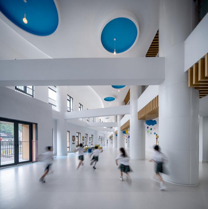 BIM建筑|三门健跳大孚双语幼儿园，台州 / 上海思序建筑规划设计