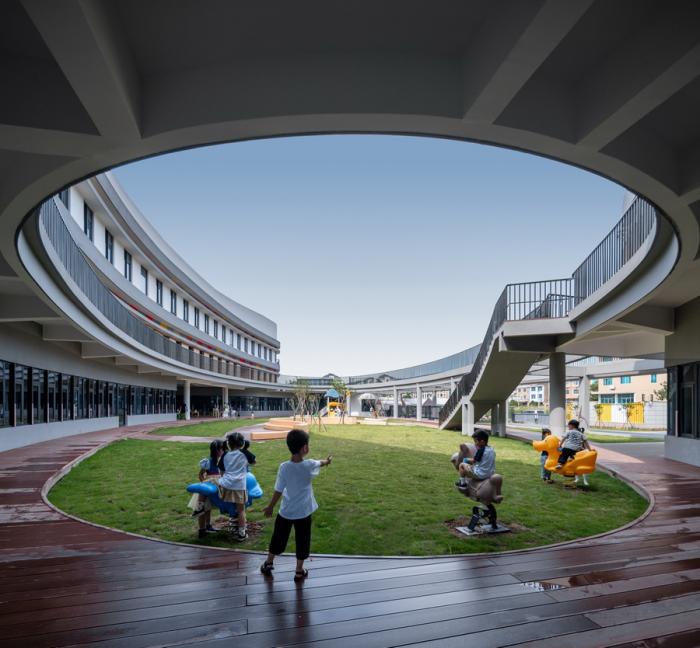 BIM建筑|三门健跳大孚双语幼儿园，台州 / 上海思序建筑规划设计