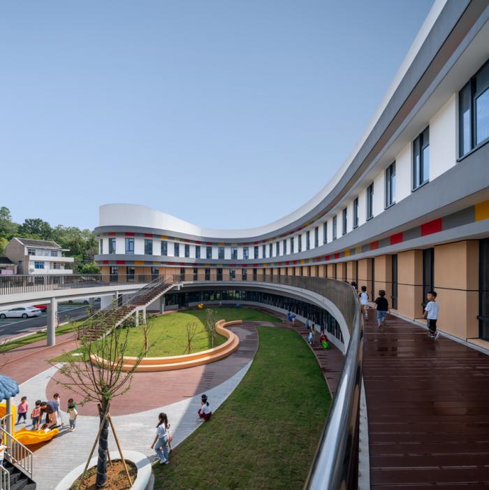 BIM建筑|三门健跳大孚双语幼儿园，台州 / 上海思序建筑规划设计