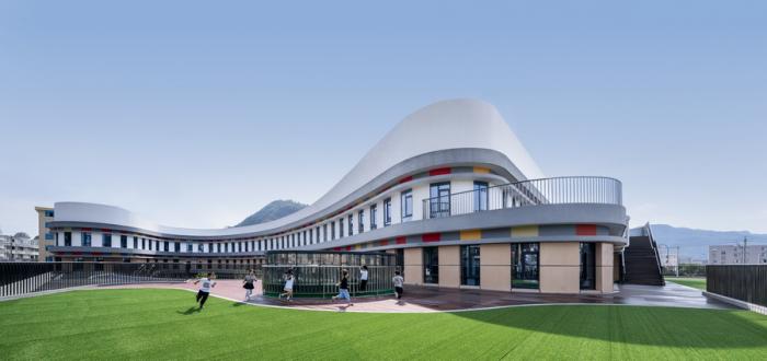 BIM建筑|三门健跳大孚双语幼儿园，台州 / 上海思序建筑规划设计