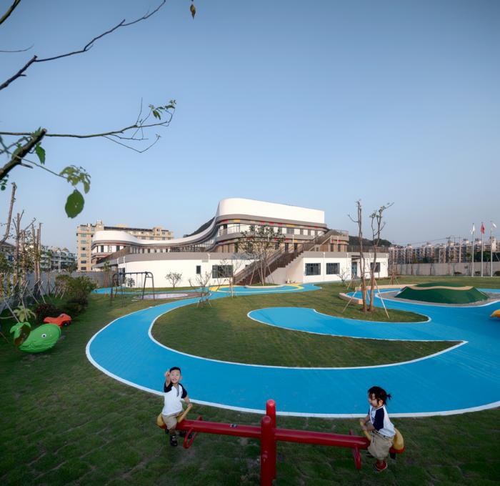 BIM建筑|三门健跳大孚双语幼儿园，台州 / 上海思序建筑规划设计