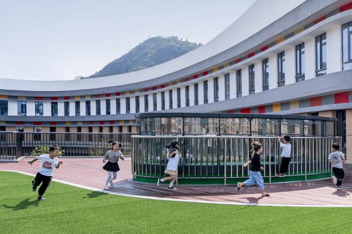 BIM建筑|三门健跳大孚双语幼儿园，台州 / 上海思序建筑规划设计