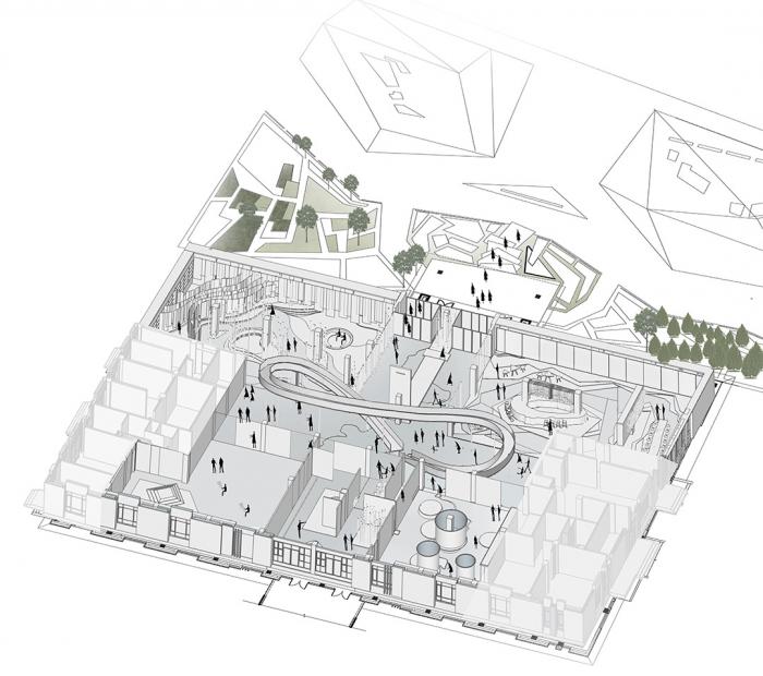 BIM建筑|北汤温泉小镇生活馆，沈阳 / 观町创新研究所