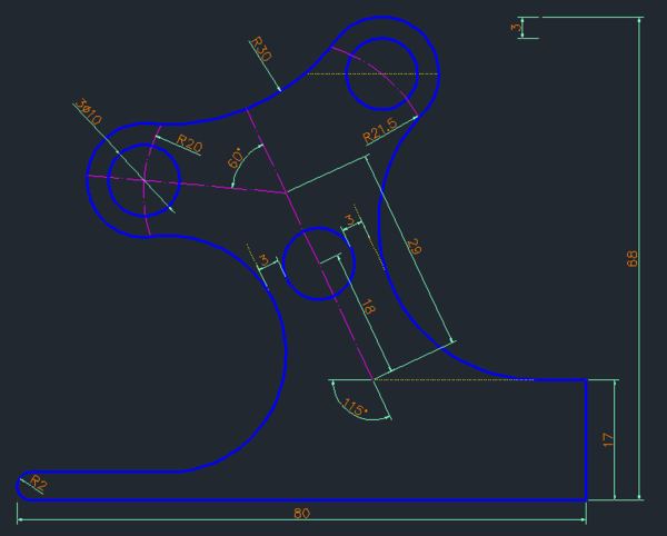 BIM问答|怎么用autoCAD画这个图