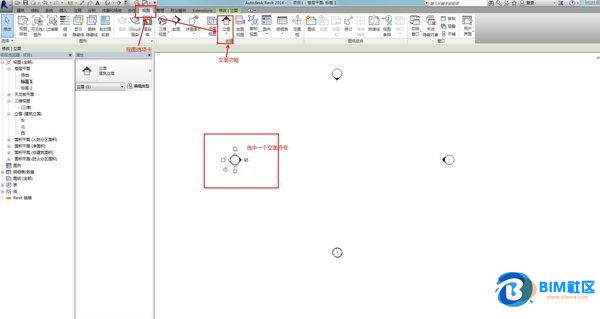 BIM问答|REVIT项目浏览器中,“南立面”视图没有怎么办?