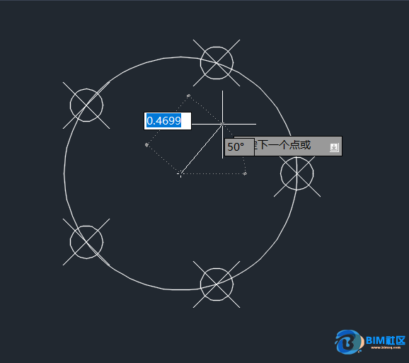 BIM问答|AUTOCAD中，想要用多段线把定数等分后的圆上的点连接起来，但一直都无法选择圆上的点，而是选择圆心怎么