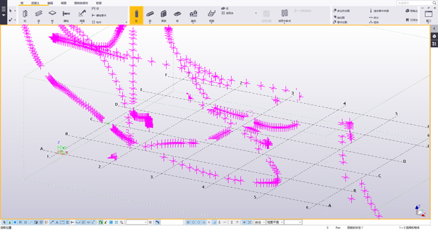 BIM问答|Tekla绘图时,鼠标移动总是有许多追踪线重影。