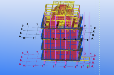 BIM问答|tekla中轴线莫名其妙地变红，然后不管切哪个面，按下ctrl p都会看到那个红色的轴线面-BIM建筑网
