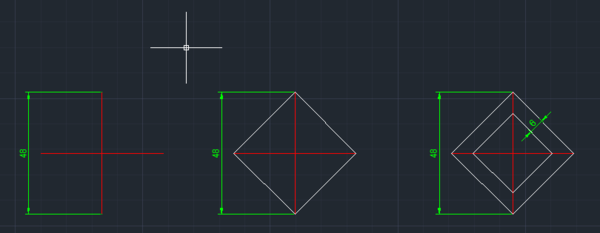 BIM问答|AutoCAD按给定尺寸绘制练习题图