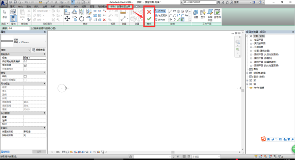 BIM问答|在revit软件中画上楼板后其图形就成灰色