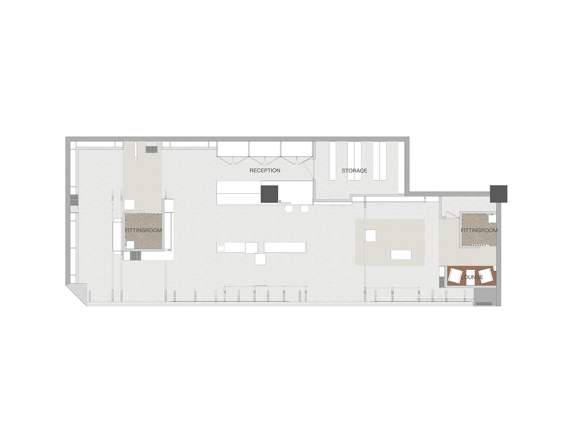BIM建筑|SAMO形象店 / So Studio