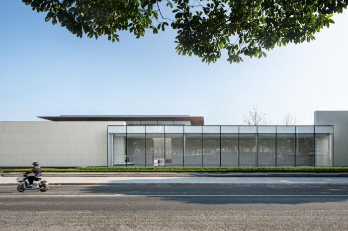 BIM建筑|十棵大香樟下的三进院子：未来城展示馆 / 孟凡浩-gad · line+ studio