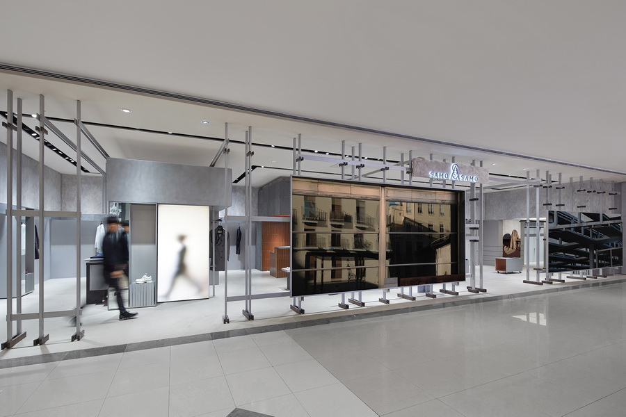 BIM建筑|SAMO形象店 / So Studio