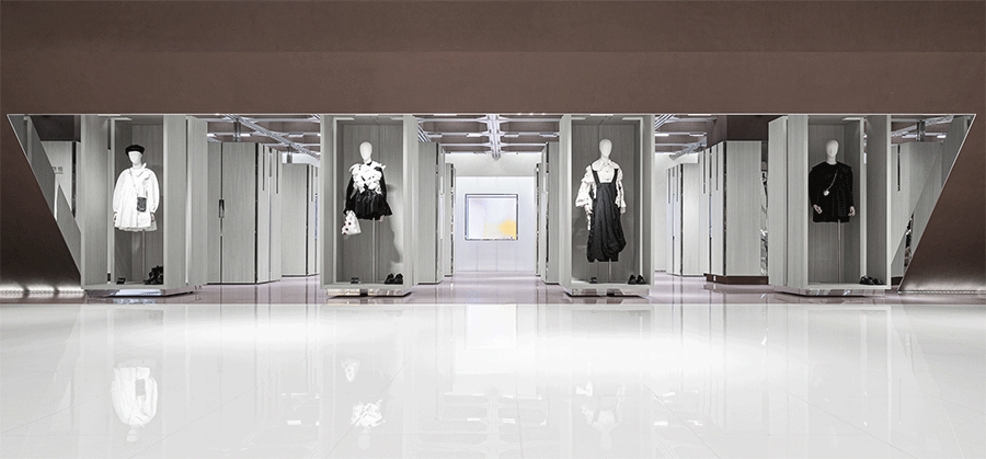 BIM建筑|秩序中的百变空间——J1M5 买手店 / 万社设计