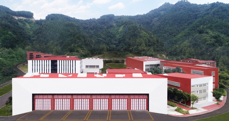 BIM建筑|黔南山地消防与应急救援训练中心 / 西线工作室