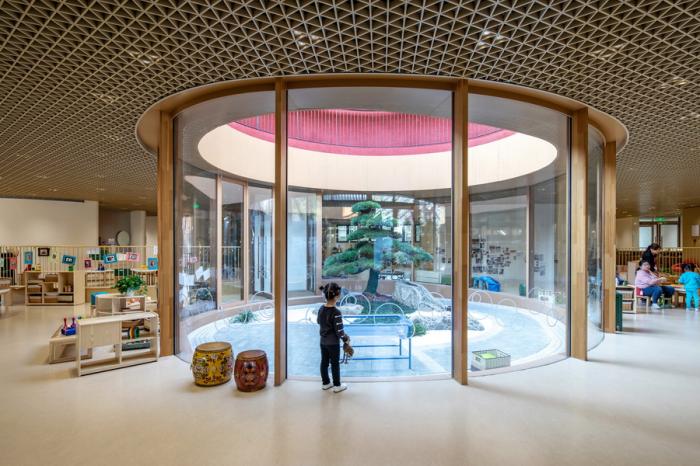 BIM建筑| MAD新作：北京乐成四合院幼儿园，将老北京“捧在手心”