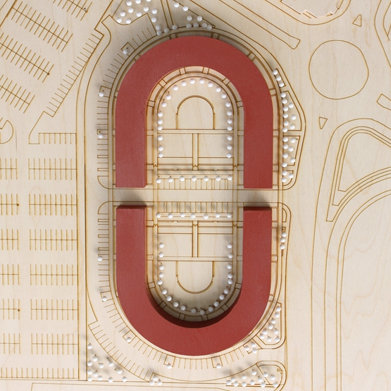 BIM建筑|格雷姆·尼科尔斯设计体育场形状的住宅区