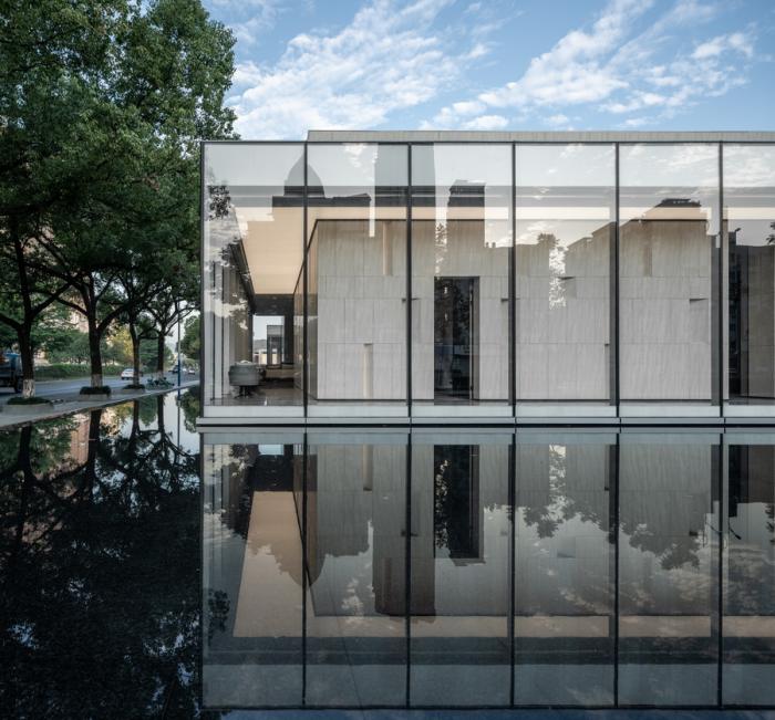 BIM建筑|十棵大香樟下的三进院子：未来城展示馆 / 孟凡浩-gad · line+ studio