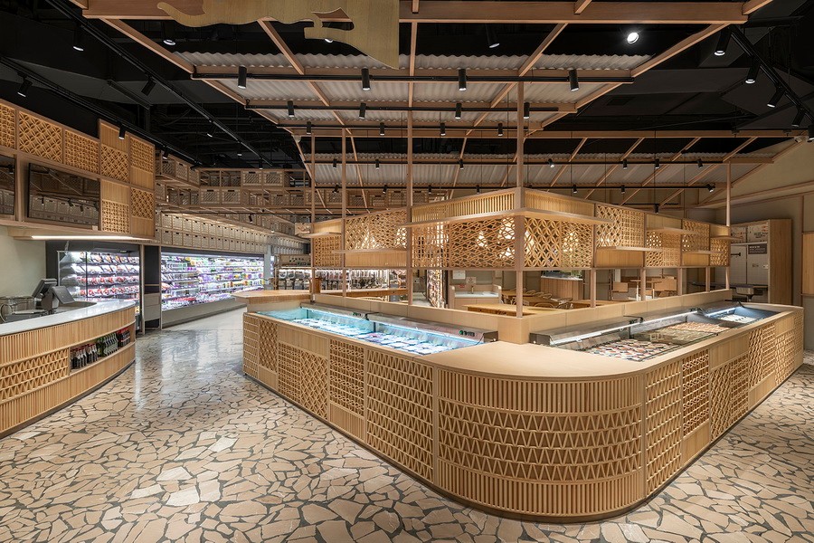 BIM建筑|寻味街市 / LUKSTUDIO 芝作室