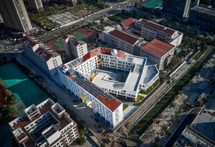 BIM建筑|乐清市育英寄宿学校小学部二期工程 / 中国美术学院风景建筑设计研究总院