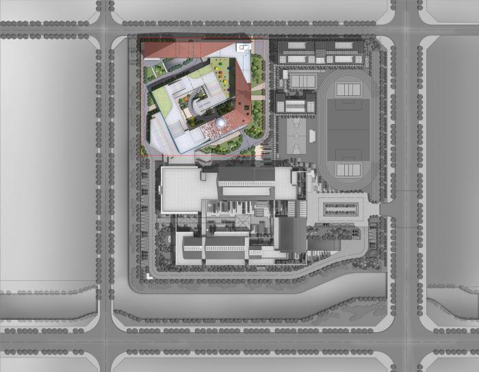 BIM建筑|乐清市育英寄宿学校小学部二期工程 / 中国美术学院风景建筑设计研究总院