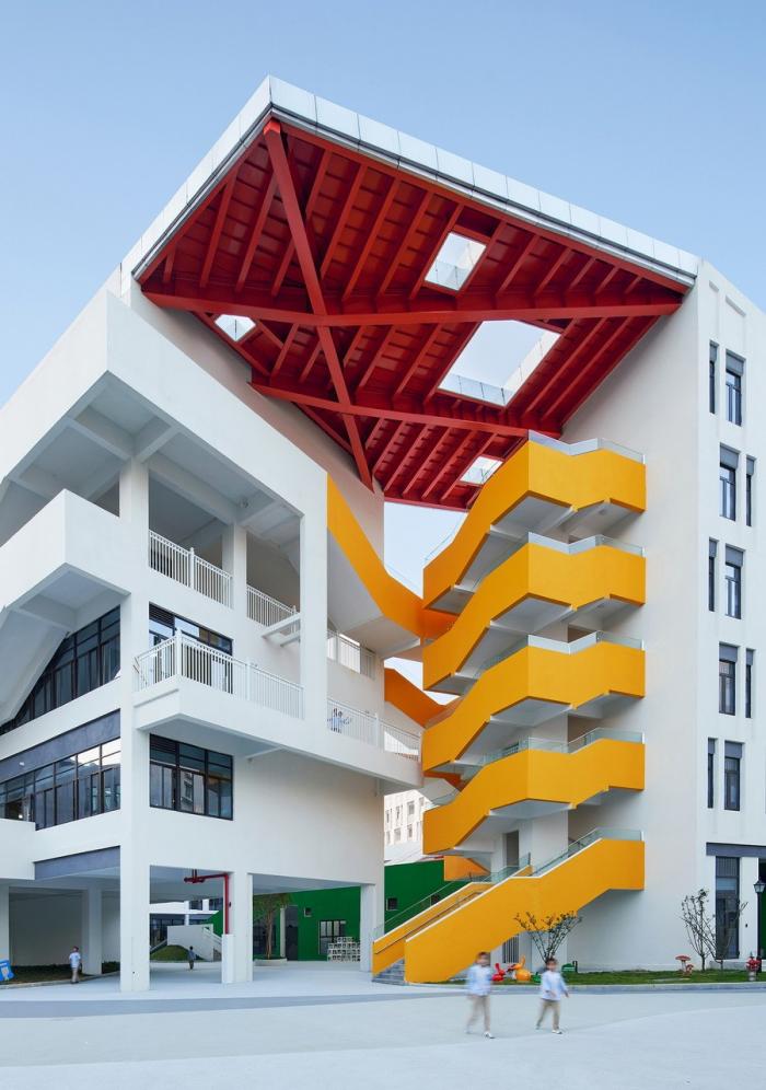 BIM建筑|乐清市育英寄宿学校小学部二期工程 / 中国美术学院风景建筑设计研究总院