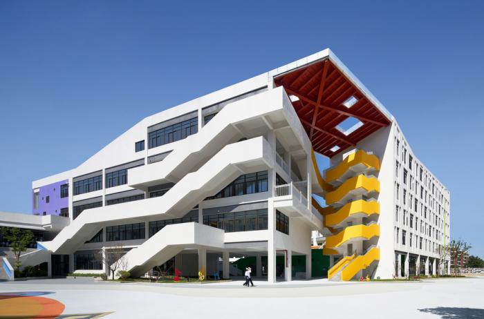 BIM建筑|乐清市育英寄宿学校小学部二期工程 / 中国美术学院风景建筑设计研究总院