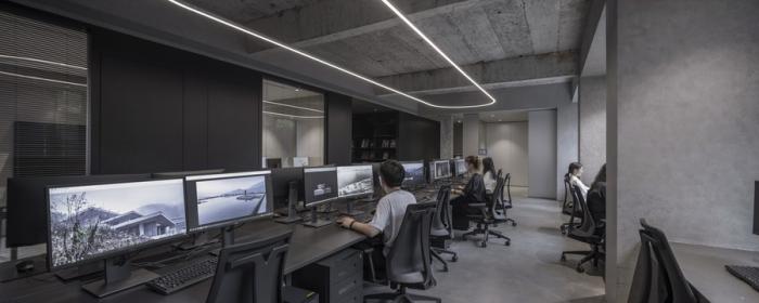 BIM建筑|生长的黑盒子：从封闭校园到开放办公 / gad · line+ studio