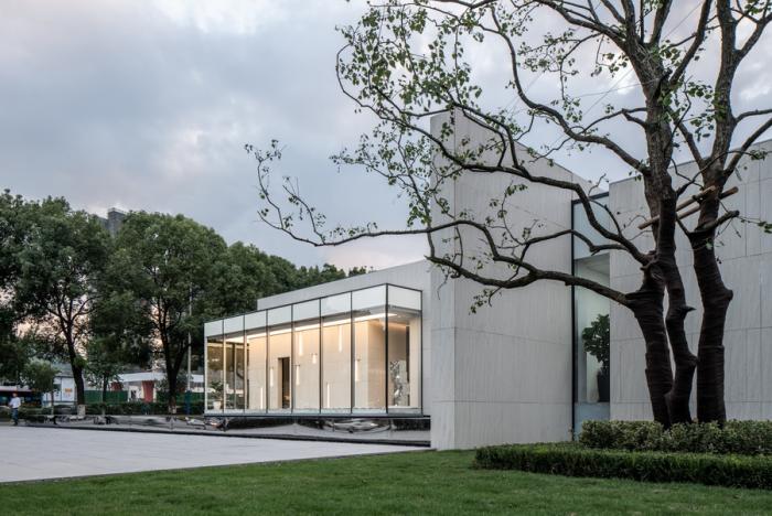 BIM建筑|十棵大香樟下的三进院子：未来城展示馆 / 孟凡浩-gad · line+ studio