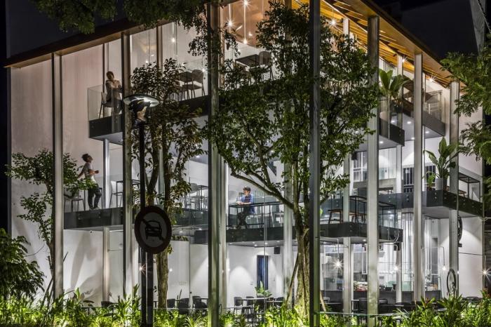 BIM建筑|O2咖啡店，越南 / MW archstudio