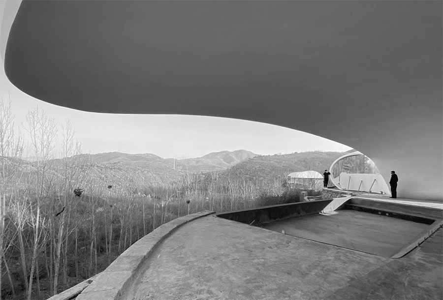 BIM建筑|云海遗贝：泰山九女峰泡池及配套设施 / gad · line+ studio