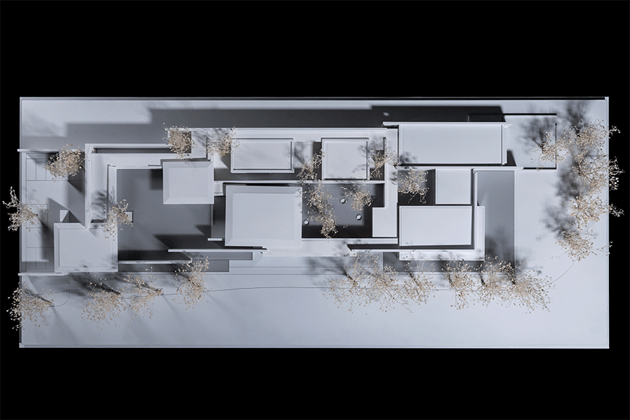 BIM建筑|十棵大香樟下的三进院子：未来城展示馆 / 孟凡浩-gad · line+ studio