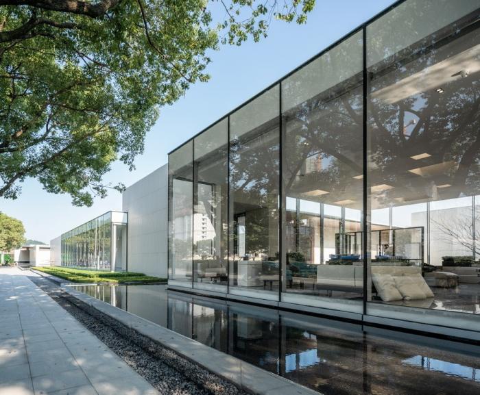 BIM建筑|十棵大香樟下的三进院子：未来城展示馆 / 孟凡浩-gad · line+ studio