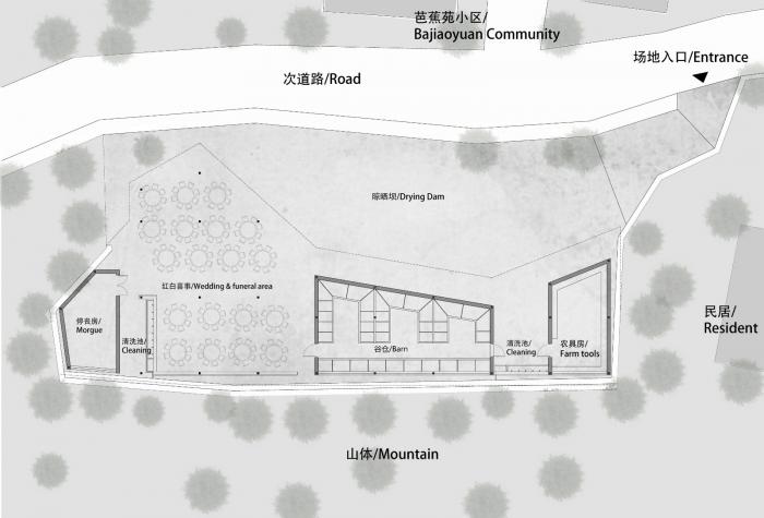 BIM建筑|金城社区五统一公共空间 / 时地建筑工作室