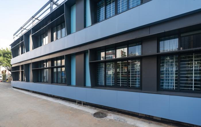 BIM建筑|深圳罗湖翠园中学东晓校区腾挪学校 / 深圳大学 何川建筑工作室