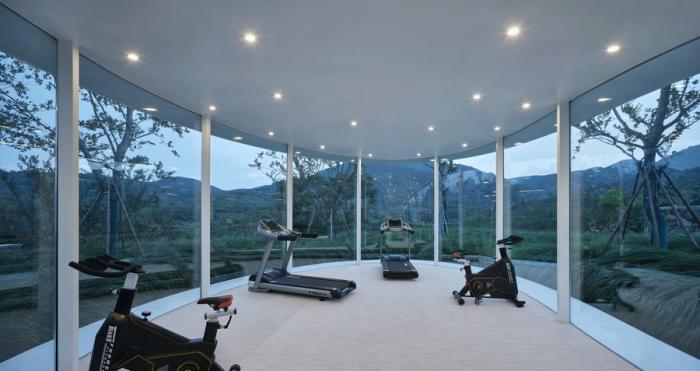 BIM建筑|云海遗贝：泰山九女峰泡池及配套设施 / gad · line+ studio