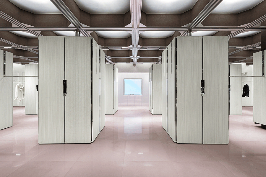 BIM建筑|秩序中的百变空间——J1M5 买手店 / 万社设计