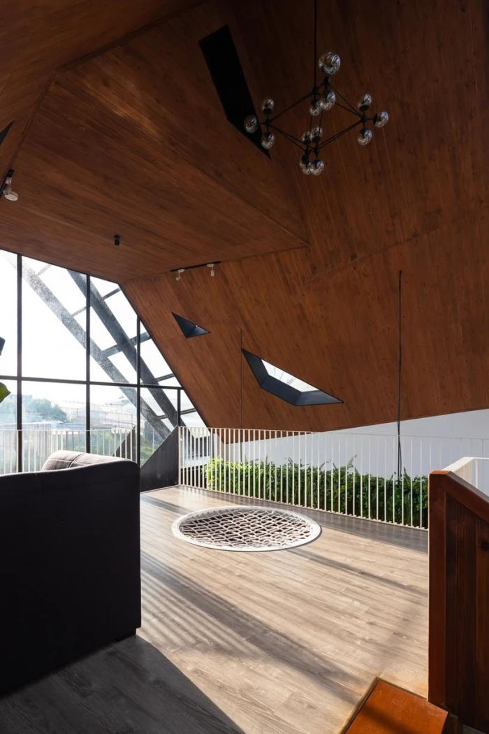 BIM建筑|星光熠熠，夜幕下的巨型灯笼 / Le House