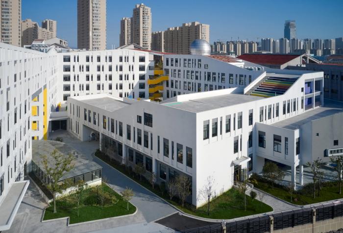 BIM建筑|乐清市育英寄宿学校小学部二期工程 / 中国美术学院风景建筑设计研究总院