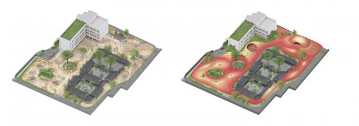 BIM建筑| MAD新作：北京乐成四合院幼儿园，将老北京“捧在手心”