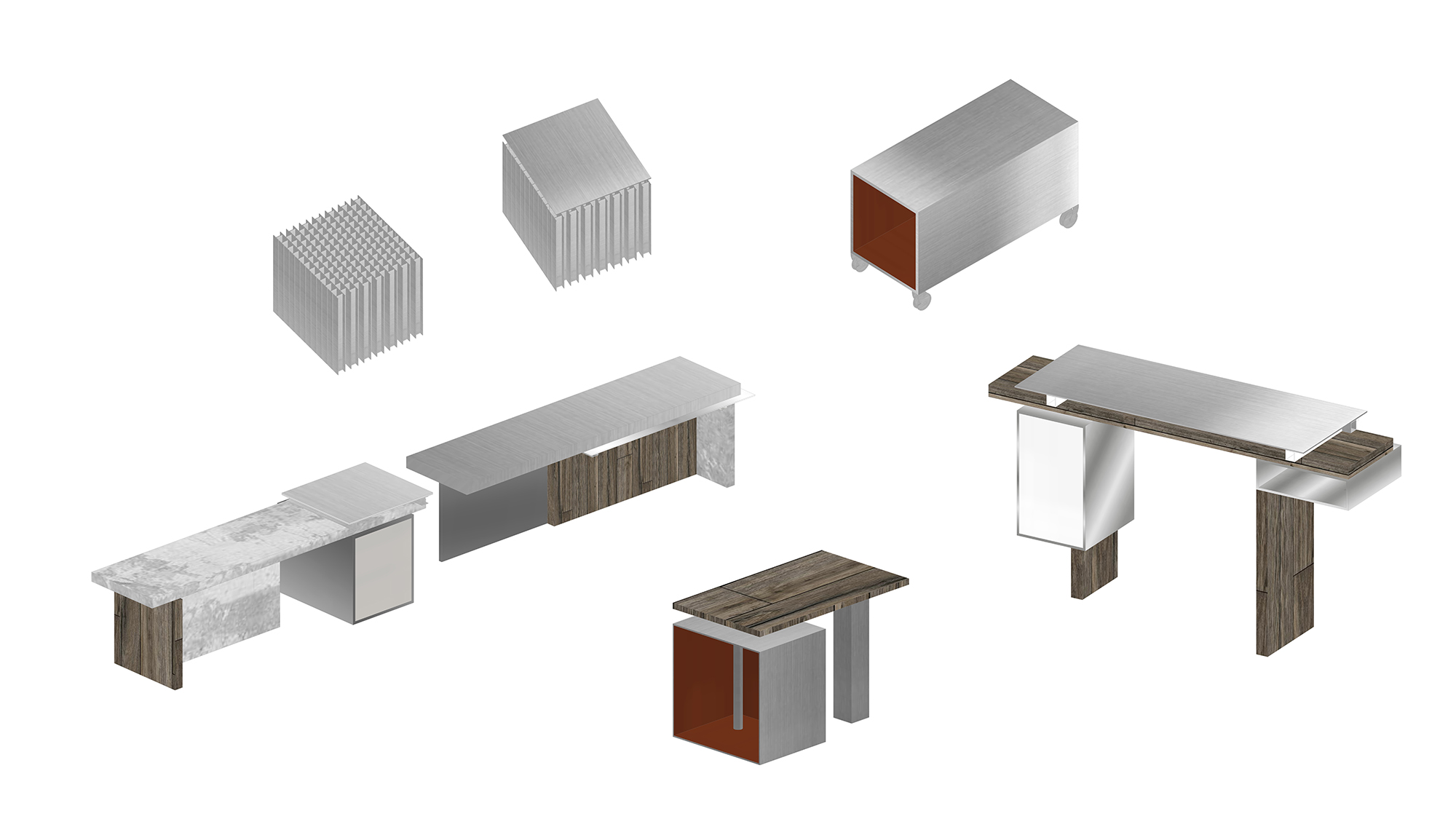BIM建筑|SAMO形象店 / So Studio